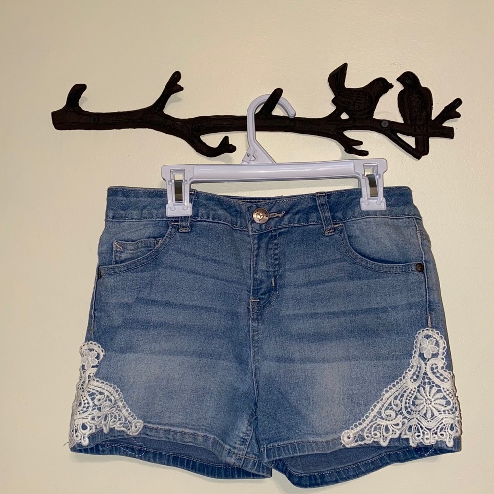 Justice Light Blue Shorts